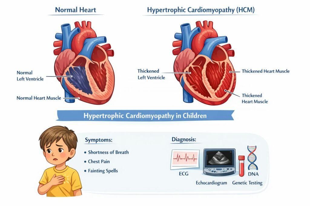 Image of Hypertrophic cardiomyopathy in children
